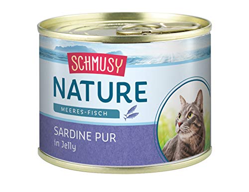 Schmusy Nature Meeres-Fisch Sardine Pur 12x185g