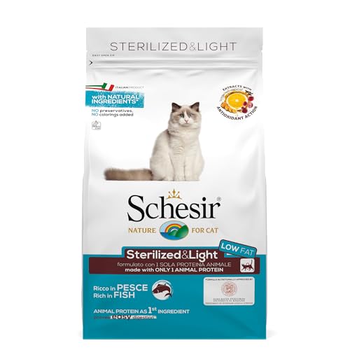 Schesir Cat Dry Sterilised Light Fisch 400 gr