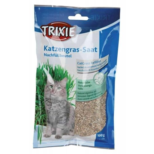  4236 Katzengras Saat Nachfüllbeutel für 4235 Beutel ca. 100 g