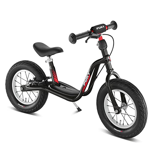 PUKY LR XL sicheres stylisches Laufrad Lenker Sattel hÃ¶henverstellbar mit Trittbrett fÃ¼r Kinder ab 3 Jahren mit Lenkerpolster Schwa