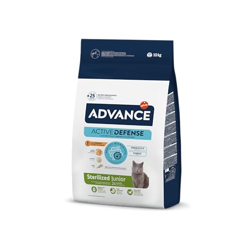 Advance Cat Junior Sterilized Katzenfutter für Kinder sterilisiert mit Huhn 10 kg