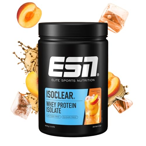 ESN ISOCLEAR Isolate Peach Iced Tea 908g Clear