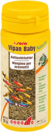 sera Vipan Baby Nature 50 ml 30 g - Mikroflocken für Jungtiere Jungfischfutter