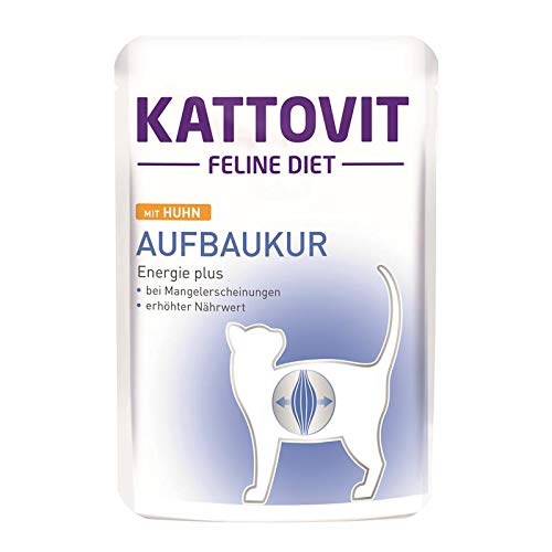 Finnern KATTOVIT Aufbaukur Huhn 24x 85g Katzenfutter bei Untergewicht