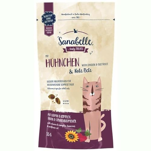 Sanabelle Knusperkissen Huhn Rote Beete 55 g