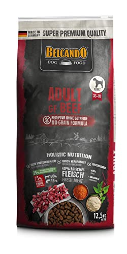 Belcando Adult GF Beef 12 5kg getreidefreies Hundefutter Trockenfutter ohne Getreide mit Rind Alleinfuttermittel ausgewachsene ab 1 Jahr
