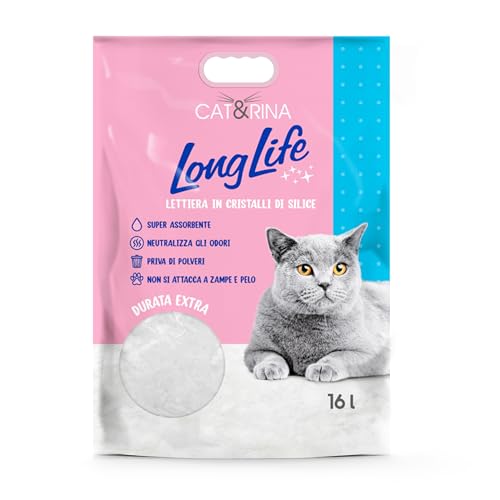 CAT RINA Long Life Super Absorbent Silica. Staubfrei und sicher. Geruchsneutral Klassisch Maxi Format 16 L