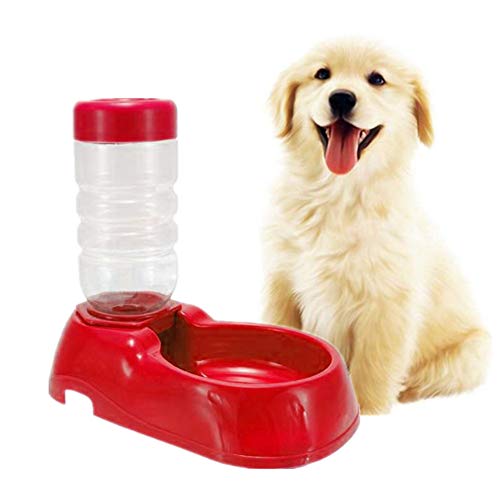 PLUS PO kleine mittlere Haustiere Wasser Hundenapf red