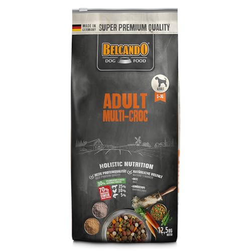 Belcando Adult Multi-Croc Trockenfutter für Hunde mit Gemüsechips und Reis 12 5 kg