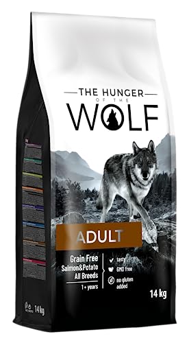 The Hunger of the Wolf aller und Allergien Fein zubereitetes ohne Getreide Lachs und Kartoffeln   14