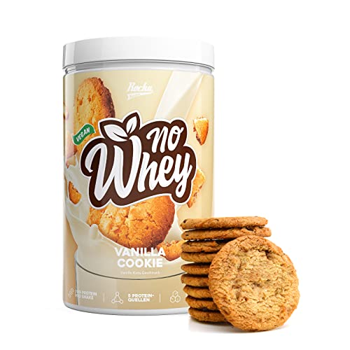 Rocka Nutrition NO veganes Proteinpulver Pflanzliches 20g pro Portion Multikomponentenprotein% Geschmack 1kg Vanilla Cookie