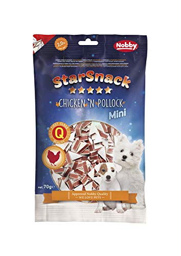 Nobby StarSnack MINI Chicken n Pollock für Hunde 1 Packung 1 x 70 g