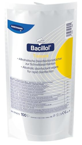 Bacillol Tissue 975673 Desinfektionsmittel Tücher Nachfüllung Tasche 100 Tücher