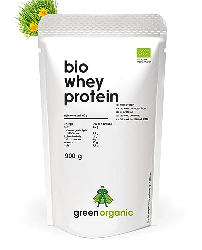 BIO PREMIUM WHEY PROTEIN aus Bio-Molke 100% EiweiÃŸ-Pulver Superfood Weidehaltung neutral ohne SÃ¼ÃŸstoffe 900 g