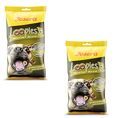 Josera Hund - Loopies mit Lamm - Leckerli für Hunde - Doppelpack - 2 x 150g