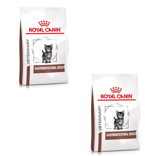 Royal Canin Gastrointestinal Kitten Feline Doppelpack 2 x 400g Diät-Alleinfuttermittel für Kätzchen Kann dabei helfen Störungen im Gastrointestinaltrakt zu verringern