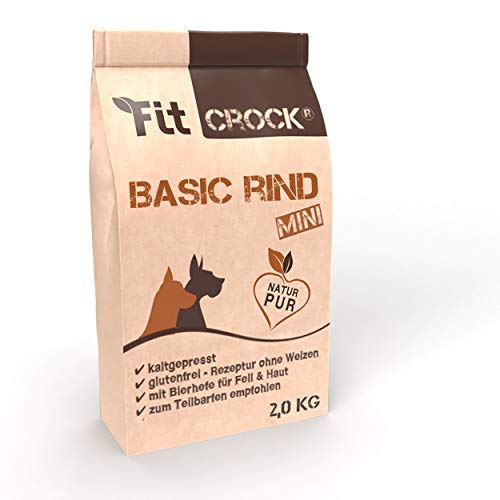 Crock Hundefutter trocken Basic Rind Mini 10kg getreidefrei