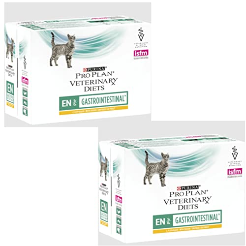 Purina Pro Plan Veterinary Diets EN GASTROINTESTINAL - Nassfutter für Katzen - Huhn - Doppelpack - 2 x 10 x 85g