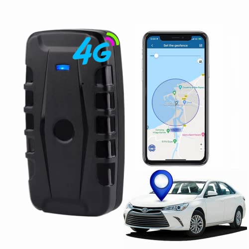 Winnes GPS Tracker 4G 20000mAh Ohne ABO Auto GPS Tracker Echtzeit-Tracking per SMS App PC Starke Magnetische Wasserdichtigkeit GPS-Tracker Mit Mehrere Alarme Kostenlosen Apps