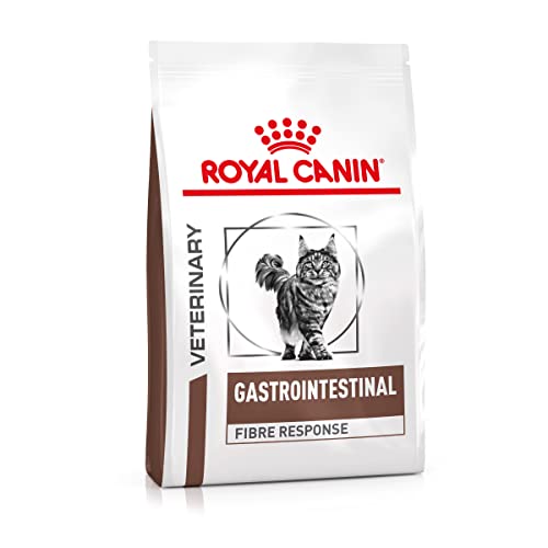 Royal Canin Veterinary Gastrointestinal Fibre Response 4 kg Trockenfutter für erwachsene Katzen Zur Unterstützung der Verdauung Angepasster Energiegehalt