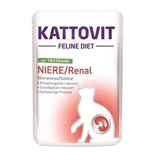 Kattovit Feline Diet Niere Renal Truthahn 85 g - 24 stück