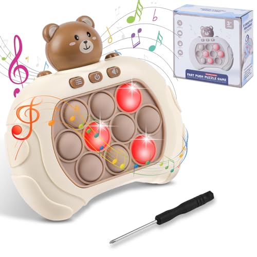 Ainiv Quick Puzzle Spielmaschine Controller mit Musik Elektronisches Sensorspiel für frühe Entwicklung und Konzentrationstraining