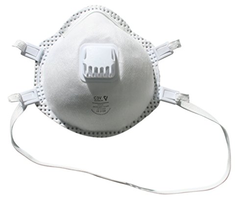 BartelsRieger Atemschutzmaske FFP3 Barimask C3V 10 STK. Staubmasken - Mundschutz gegen Staub Schimmel Asbest
