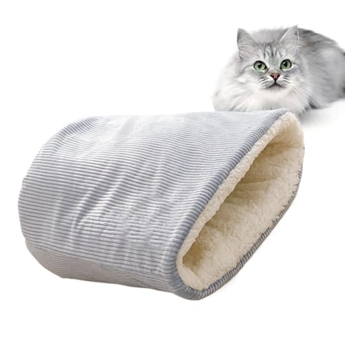 Katzen-Winterschlafsack Katzenschlafsack Schlafsack Katzenbett Kleines Hundebett Katzensack-Kätzchenbett Katzenhöhlenbett gemütliches Haustiernest warmes weiches Bett für Welpenkätzchen im Innen