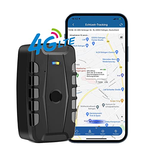 4G GPS Tracker Auto wasserdichte GPS Tracker 20000mAh Batterie Realtime Tracking Fahrzeug Locator Magnet 240 Tag Tracker für Auto Fahrzeug Motorrad Flotte mit Free App