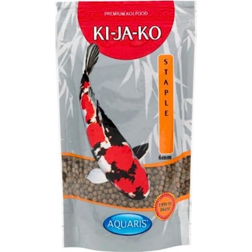 KI-JA-KO Staple Koi-Futter 10 kg 6 mm Schwimmende Pellets Ganzjahresnahrung mit Vitaminen Mineralien für optimale Gesundheit