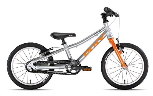 Puky LS Pro 16-1 Alu Kinder Fahrrad silberfarben orange