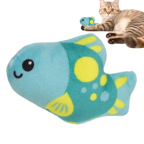 Feziwurs Katzen tropische Fische bequem bezaubernd Anti Bissspielzeug kreativ stabiles mitüsch Katzenminze hilft Ihr Haustier zu entspannen und zu trösten