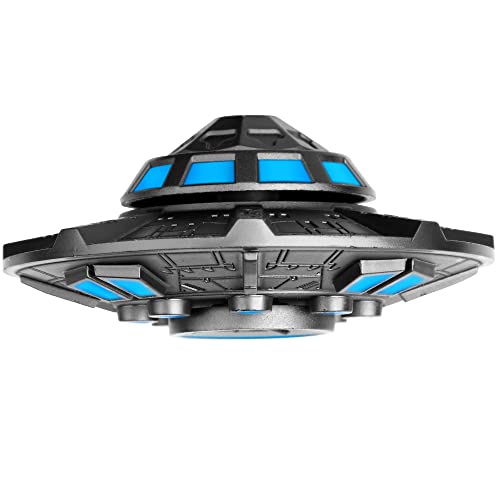 Leuchtende UFO Fidget Spinner Metall Hand Spinner für erwachsenes Kind Raumschiff Fidget Spielzeug Glühen im Dunkeln für Stressabbau Schreibtisch Spielzeug Geburtstagsgeschenk für Jungen Mann
