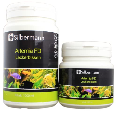 Silbermann Artemia FD - gefriergetrocknete Salinenkrebse als Würfel 500 ml