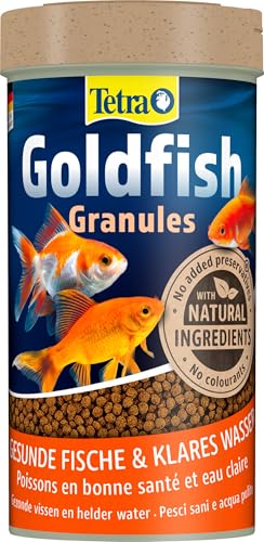 Tetra Goldfish Granules - Granulat-Fischfutter für alle Goldfische und andere Kaltwasserfische 250 ml Dose