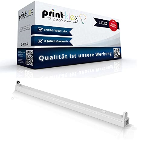 Print-Klex Einzelhalter kompatibel für LED Röhren 150cm T8 G13 Fassung Träger Halterung ohne LED ohne Schutzabdeckung