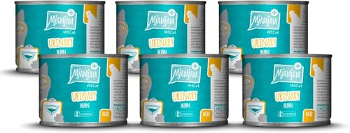 MjAMjAM VetCat - Premium Nassfutter für Katzen - Diät - Urinary - Huhn 6er Pack 6 x 200g getreidefrei