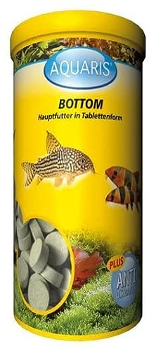  Bottom Tabletten Aquarium Fischfutter in Premium Qualität zu einem gesunden Wachstum sowie Einerärkung des Immunsystems bei 220ück 150g 250 ml