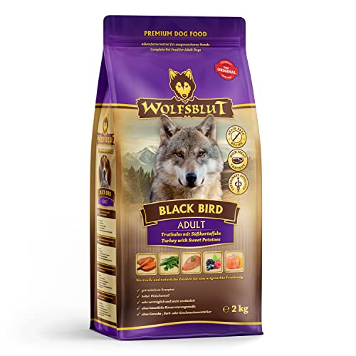 Wolfsblut - Black Bird Adult - 2 kg - Truthahn - Trockenfutter - Hundefutter - Getreidefrei