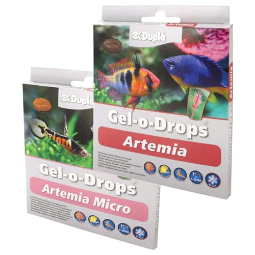 Dupla Zierfischfutter Gel-o-Drops Artemia Artemia Micro - Fischfutter für Süßwasser- und Meerwasseraquarien