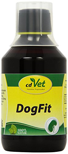 cdVet Naturprodukte DogFit 250 ml - Hund - flüssiges Ergänzungsfuttermittel - Versorgung der Entgiftungsorgane Verdauungsorgane - Versorgung mit Vitaminen Kräutern - optimale Kondition