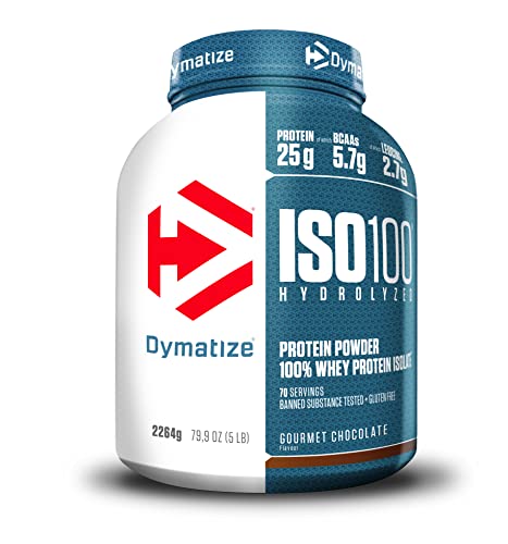 Dymatize ISO 100 Hydrolyzed Gourmet Chocolate 2264g - Whey Protein Hydrolysat Isolat Pulver