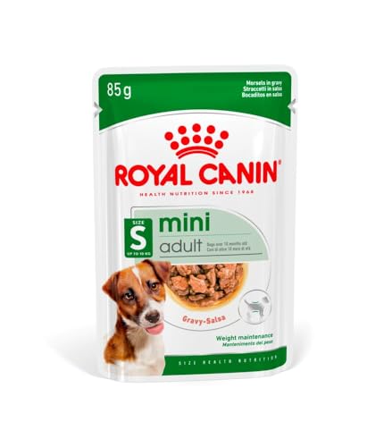 Royal Canin Mini Adult 12 x 85 g Nassfutter für ausgewachsene kleine Hunde Kann zur optimalen Versorgung kleiner Hunderassen eingesetzt werden