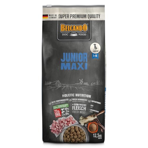 Belcando Junior Maxi 12 5 kg Hundefutter Trockenfutter für Junghunde großer Rassen Alleinfuttermittel für Junghunde ab 4 Monaten