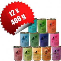 catz finefood 12 x 400 g Mix-Paket 12 Sorten Katzenfutter