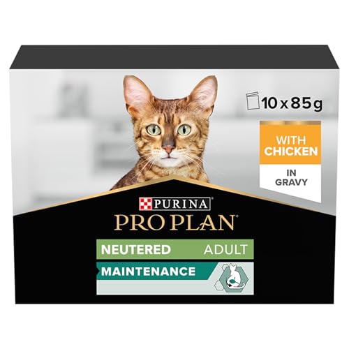 PRO PLAN Nutrisavour Sterilisiertes Nassfutter für ausgewachsene Katzen 4er Pack 4 x 10 x 85 g