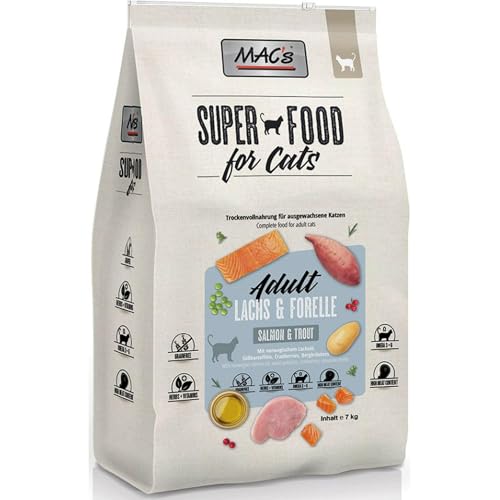 Mac s Katzenfutter getreidefrei Adult Lachs Forelle 7 kg