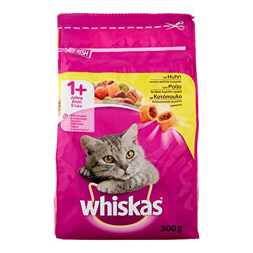 Whiskas Trockenfutter für erwachsene Katze Huhn 300 g
