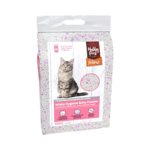 Hobby First Feline Katzenstreu mit Babypuder 12l 10kg