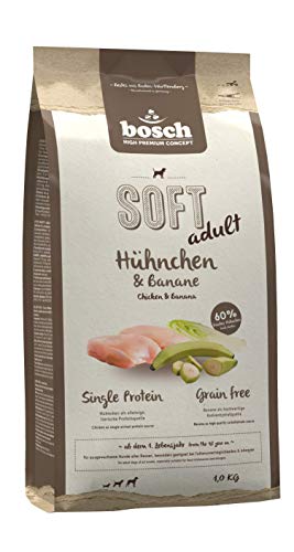  SOFT Hühnchen Banane halbfeuchtes für aller Single Protein grain free 1x 1